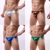 Onderbroek mannen pu briefs ondergoed kleine boxers shorts sexy u convex grote penis tas faux lederen mannelijk slipje lage taille strakke erotische lingerie