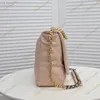 Nuevo bolso de mujer Bolso tejido con cadena de diseñador de lujo Bolsos de mensajero de hombro con tapa horizontal de rombo de cuero de moda 36 cm 30 cm 26 cm 12 colores