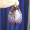 Pendant Necklaces Genuine Purple Red Natural Auralite 23 Necklace Charming Suspension Water Drop Stone 34x23x10mm