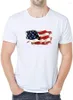 T-shirt da uomo T-shirt da uomo Flag Tee Athletic Muscle Build Tactical American Patriotic Shirt Cool Adult All Cotton TShirt a maniche corte