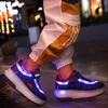 Sneakers Roller Skate Shoes For Kids Boys Girls Barn Fashion Casual Sneakers Game Gift 2 Wheels LED Flashing Light Boots 230203