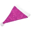 Kerstdecoraties Kostuum Santa Claus Party hoed volwassen kinderen Familie Xmas Cap Gifts Purple