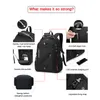 Rucksack Wasserdicht 17 Zoll Laptop Männer USB Lade Reise Frauen Oxford Rucksack Männlich Vintage Schule Tasche Mochila 230204