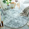 Tapis moelleux rond tapis pour filles chambre doux Shaggy peluche blanc rose tapis pour salon décor décoration de la maison 230204