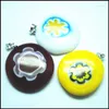 Collane con ciondolo 3 pezzi Pendenti in vetro Dimensioni 25 mm Perline fiore singolo Charms Gioielli Millefiori Nice Diy