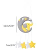 Rattles Mobiles Baby Crib Non-woven Moon Stars Wind Chime Toys Kids Room Ceiling Mobile Hanging Decorations Shower Gifts 230203