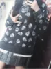 Erkek Hoodies Dark Gotik Harajuku Sokak Tarzı Kadınların En İyi Kafatası Tam Baskı Uzun Kollu Kazan