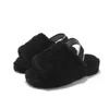 2023 dames slippers pluisglaasjes sandaal dames schoenen schoenen sandalen winter slipper harige slippers Australi￫ fuzzy soft house geel blauw rood bont pluizig 35-41