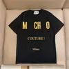 Men's T-shirts Tshirts Italy Brands Comfort Colors Plush Designer Letter Graphic Print Leisure Fashion Durable Quality Coach Black Womans Clothing Comfo