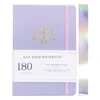 Blocchi per appunti Purple Butterfly Bullet Quaderno punteggiato Dot Grid Journal Carta da 180 gsm Tessuto vegano Copertina rigida 230203