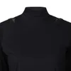 Magliette da esterno T-shirt da donna a maniche corte e lunghe, girocollo casual, top lungo e confortevole, maglietta sottoscrub 230203