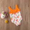 One Piece Born Toddler Girl Costume da bagno Cute Print Costume da bagno intero da bagno 2023 Baby Bikini 6M-4Y