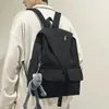 Mochila estilo preppy, mochila escolar 2023, bolsa de viaje sencilla para estudiantes universitarios de gran capacidad, marca de moda para hombres