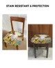 Chair Covers Farm Cows Sunflower Vintage Planks Seat Cushion Stretch Dining Cover Slipcovers For Home El Banquet Living Room