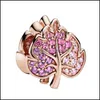 Alloy Fashion Heart Christmas Original Rose Gold Love Pendant Charm Diy Beads Fit Charms Bracelet Jewelry Drop Delivery Otudp