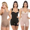 Moldeadores con cremallera para mujer, corsé, faja, entrenador de cintura, ropa interior correctiva adelgazante, Body, moldeador de cuerpo, ropa moldeadora Plus