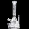 sandblästrad glas bong bägare bas dab figolja vax rökning glas vatten rör sand grott vatten bong ufo mode bäger bongs design lyxys