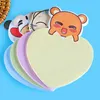 Obiekty dekoracyjne figurki 20 szsek Naklejki Śliczne Kawaii Animal Sticky Uwagi Post Notatnik Pads Passerery Office School Supply Classified 230204