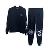 Herrmän Tracksuits Hoodies 2 Piece Set Y3 Sports Suit Autumn and Winter Casual tröja Långärmbyxor