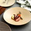 Płyty Fancity retro ceramiczne płytki zachodni stek makaron komercyjna restauracja kreatywna deser Ceremonia stołowa zastawa stołowa
