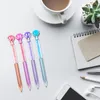 Ballpoint Pen For Students Teens Practical Oily School Office Business Supply Creative Crystal Diamond QXNF