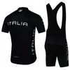 Cycling Jersey Sets Italia Team Cycling Jersey Sets MTB Bicycle Bike Ademende shorts Clothing Cycling Suit 20D Gel 230204