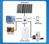 Accueil batterie de secours 48V Lifepo4 batterie banque 9/12/15KWH Powerwall énergie solaire stockage de batterie 200Ah 300Ah stockage d'électricité