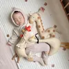 Bambole peluche in stile nordico adorabile peluche giocattolo da animale kawaii bambine bambini nati che dormono accompagnano decorazioni per camera 230203
