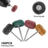 Mini Drill Abrasive Brush Nylon Abrasive Brush ferramentas abrasivas Sanding Head Polishing Wheel for Dremel Accessories Tools