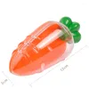 Geschenkwikkeling 2023 Easter Day Party Creative Carrot Plastic transparante candybox Happy Birthday Decor Kids Gifts Supplies