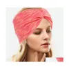 Stirnbänder für Frauen, schweißableitender Schal, Bandana, elastisches Workout-Stirnband, Drop-Lieferung, Schmuck, Haarschmuck, Dhpth