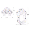 Pillows Baby Pillow Honeycomb Breathable born Head Protection Cloud Shape Removable Adjustable Anti-Startle Baby Head Cushion 230203