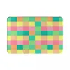 Tapis Coloré Plaid Checkerboar Paillasson Chambre Rectangle Tapis Entrée Maison Salon Anti-poussière Tapis De Sol Tapis De Bain