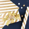 Presentförpackning Packing Paper Box Wrapping Craft Sheet Roll för alla hjärtans dag Julpresent Wedding Party Favor Bag Decoration