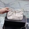 Borse per la spesa a forma di nuvola di grande capacità da donna Ol Pelle cerata 5 colori Underwarm Classic Trapuntato con coulisse Borsa a tracolla Sacoche all'aperto Borse a tracolla 25CM