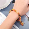 Strand 2023 Produkte Damen-Armband mit Jade-Perlen, Damen-Kürbis-Wassertropfen-Anhänger, handgefertigt, hochwertiger Schmuck