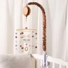 Catcles Mobiles 1set Baby Crib Mobile Bed Bell Suport com caixa de música Brinquedos de chocolate Titular de pano ajustável Cama de decoração DIY Pendure suporte de braço 230203