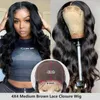 Body Wave Wig 13x6 Lace Front Haren Haarpruiken Invisible Remy vooraf geplukte Zwitserse transparante HD voor zwarte vrouwen diep deel