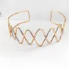 Choker Chokers Punk Gold Color Wide Torques Necklace For Women Big Geometric Fashion Statement Collier CollarChokers Pear22