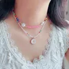 CHOKER 2PCS Окрашенные в бисера.