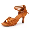 Sapatos de vestido salão de baile sapatos de dança latina para mulheres/meninas/senhoras tango salsa salto alto dança interna cetim/pu branco vermelho novo profissional g230130