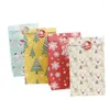 Storage Bags 24pcs Christmas Goodie Favor Bakery Cookie Xmas Party Supplies
