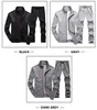 Men's Tracksuits Mens Casual Ruos Sportswear Jackets Pants Duas peças Conjuntos de moda masculina Menina de corrida Solid Solid Men Roupfits Gym Clothes Fitness 230204