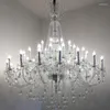 Люстры дуплекс здание Crystal Villa Laving Lamp