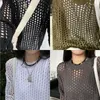 Pulls pour femmes Pulls Femmes Évider Lâche Mince Été Résistant au Soleil Mode Cool Streetwear Sexy Rétro Décontracté Ulzzang Design Style Paresseux