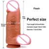 NXY dildos Super Huge Flesh Dildos Strapon Thick Giant Realistic Dildo Anal Butt with Suction Cup Big Soft Silicone Penis Sex Toy For Women 804