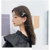 Клипы для волос Barrettes Europe Модные ювелирные украшения бабочка бабочка Barrette Hair Clip Bobby Pin