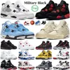 4 tênis de basquete para homens e mulheres 4s Militar Black Cat Sail Red Thunder White Oreo Cactus Jack Blue University Infrared Cool Grey Mens Sports Tennis