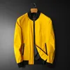 Men's Jackets Bee Embroidery Male Luxury Stand Collar Zipper Casual Mens Coats Slim Fit Business Man Plus Size 4XLMen's