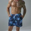 Shorts masculinos praia seca rápida Trenks estampados esportes jovens e lazer de cinco pontos da moda Big Pants 2023